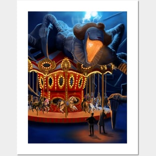 Terrifying Carousel Posters and Art